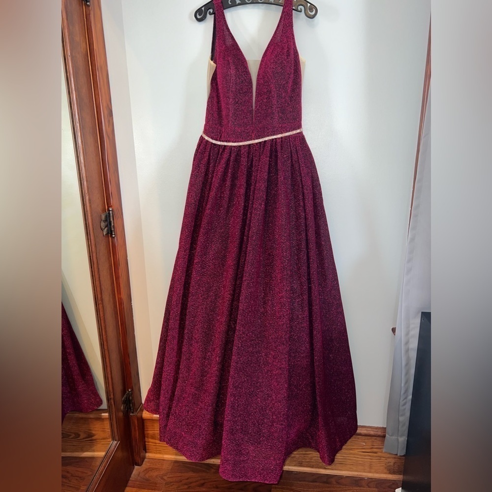 Lucci Lu Magenta Prom Dress